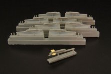 1/72 Soviet rockets RS-82. Resin set of soviet RS82 airborne roc