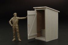 1/48 Latrine (resin kit)