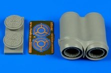 1/72 BAC/EE Lightning F.2A/F.6 exhaust nozzles (for Airfix)