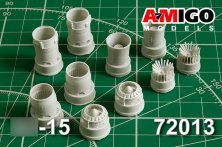 1/72 R11F2-300 turbojet engine exhaust nozzle of Su-15