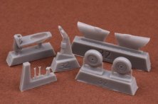 1/32 Spitfire Mk.II retractable tail wheel set for Revell
