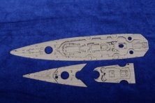 1/700 BISMARCK Wooden Deck (Trumpeter)
