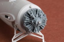 SBS Model 1/72 F4F-3 Wildcat Motor und Auspuff SBS Model 1/72 F4F-3 Wildcat Motor und Auspuff