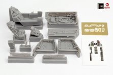 1/48 Mirage IIIC cockpit & wheel bays