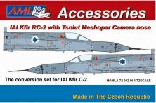 1/72 Iai Kfir RC-2 with Tsniut Meshopar camera nose