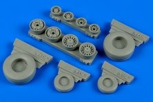 1/48 F-14B/D Tomcat weighted wheels (HOBBYB)