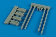 1/32 US. Navy polyurethane wheel chock NWC-4/5  late production