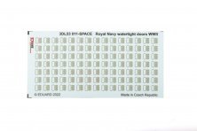 1/350 Royal Navy watertight doors WWII SPACE decal