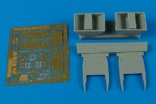 1/48 Junkers Ju 87D Stuka air coolers (HASEGAWA)