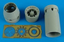 1/48 Mirage 2000C/B/D/N exh.nozzle-closed (KIN)