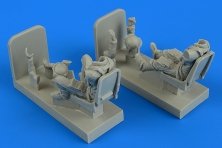 1/48 Luftwaffe Pilot & Operator with seats Me-262B-1A