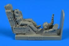 1/48 F-16 USAF Fighter Pilot with ejection seat