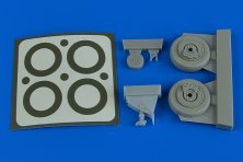1/48 A-1J Skyraider wheels & paint masks