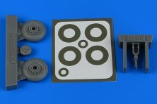 1/48 Macchi Mc.202 early wheels & paint masks