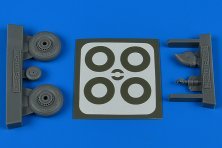 1/48 Macchi Mc.200 early wheels & paint masks