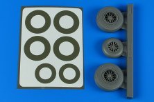 1/48 B-26K Invader late wheels & paint masks