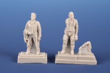 1/72 Bf 109E Ace A.Galland & mechanic