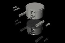 1/72 AH-1G Early M28 turret