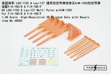 1/48 LAU-115C & LAU-127 multi pylon with AIM-120C for F/A-18C/F