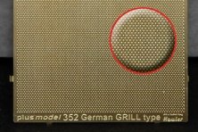 1/35 Engraved plate  German grill (PE set)