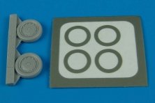 1/72 A-4 Skyhawk wheels (late) & paint masks