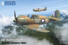 Special Hobby CAC Boomerang Mk.I/II Australian Emergency 1/72