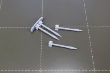 1/72 Atar rockets various 3D printed set, 16 rockets per set