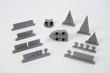 1/72 U-Boot IXC Open Front & Rear Torp. Muzzle Doors