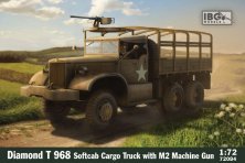 1/72 Diamond T 968 Softcab Cargo Truck with M2 M.Gun