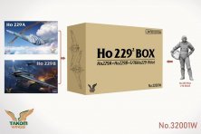 1/32 Horten Ho-229A Double Box Le Ho-229A & Ho-229B + figure