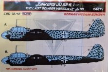1/72 Ju 88 S-1 Conv.set&decal  Part I. (HAS,AMT)