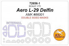 1/72 Aero L-29 Delfin + wheels and canopy masks