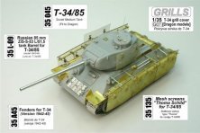 1/35 Fenders for Soviet T-34 1942-45 version