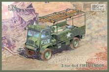 IBG Models Bedford QLR 3 ton 4x4 Fire Tender 1/72