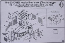 1/72 Ural-375D/4320 add-on armor (Chechnya type)