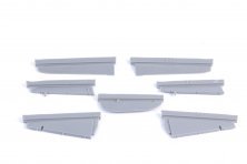 1/48 Kawanishi N1K2-J Shiden Control surface set