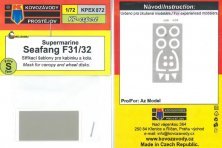 Masques verri�re et roues Seafang F31/32 1/72