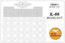 1/72 Ilyushin IL-86 + wheels masks