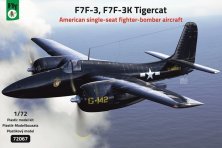 1/72 F7F-3, F-3K Tigercat American fighter-bomber
