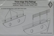 1/350 Three-stage Ship Railings (PE set)