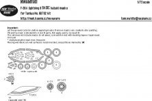 1/72 Lockheed-Martin F-35A Lightning II Basic kabuki masks
