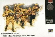 Masterbox 1/35 Front Est �t� 1941 Infanterie Sovi�tique 4 fig.