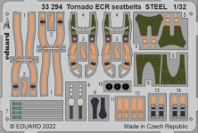 1/32 Tornado ECR seatbelts STEEL