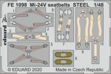 1/48 Mi-24V seatbelts STEEL