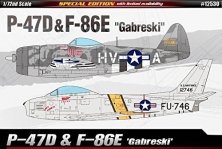 1/72 Republic P-47D & North American F-86E "Gabreski"