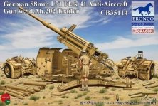 1/35 German 8.8cm L71 Flak41 Anti-Aircraft Gun with Sd.Ah.202