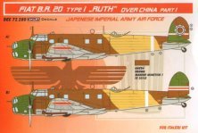 1/72 Decals Fiat BR.20 Type I (over China) Part I