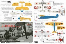 1/72 Decal J-BIRDs  Part IV.