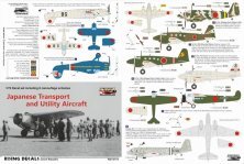 1/72 Decal Japanese Transport and Utility Aircraft