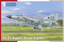 1/72 AJ-37 Viggen Strike Fighter